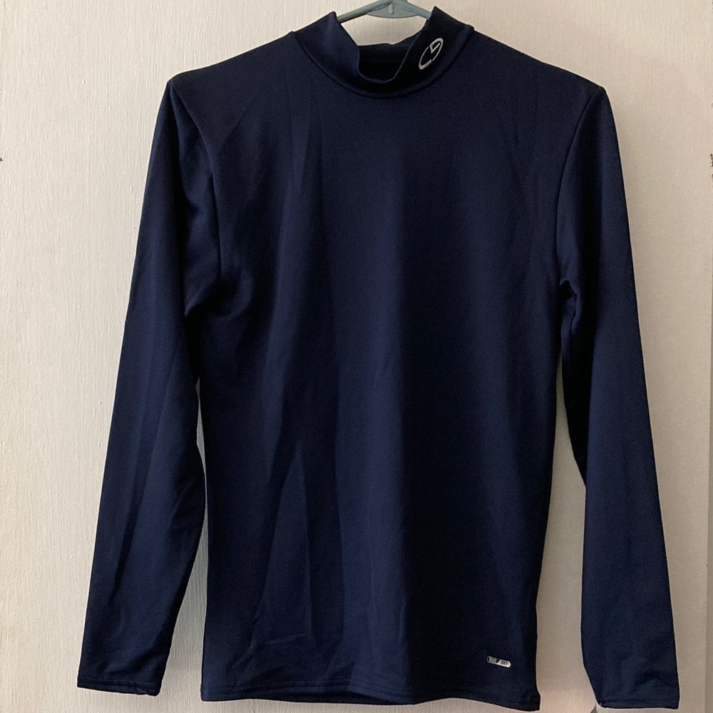 C9 by Champion Navy Blue Mock Neck Base Layer Top Unisex Size S